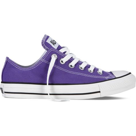 Converse Chuck Taylor All Star Fresh Colors – electric purple Sneakers (£33) ❤ liked on Polyvore featuring shoes, sneakers, purple, shoes/boots, electric purple, rubber sole shoes, converse shoes, star shoes, purple sneakers en converse footwear Shoes Sneakers Converse, Color Converse, Purple Converse, Electric Purple, Converse Trainers, Star Clothing, Sneakers Converse, Purple Sneakers, Purple Shoes