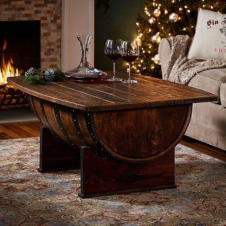 Whiskey Barrel Coffee Table, Wine Barrel Coffee Table, Wine Barrel Table, Barrel Coffee Table, Wine Barrel Furniture, Barrel Table, Barrel Furniture, Wooden Barrel, Diy Coffee Table