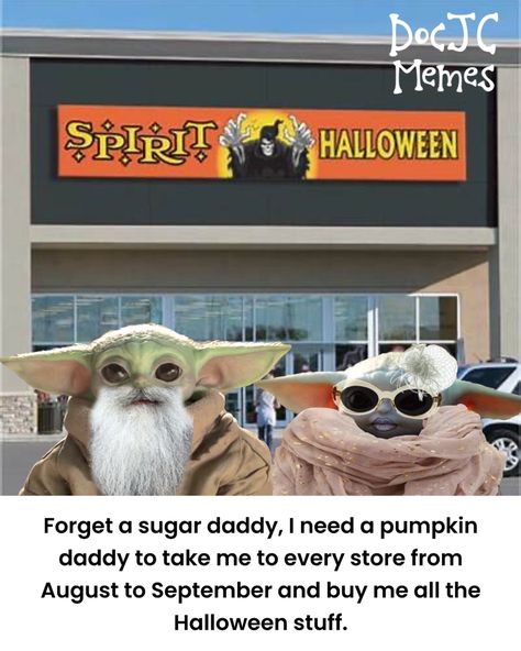 Yoda Meme, Halloween Baby, Baby Halloween, A Pumpkin, Spirit Halloween, I Laughed, Funny Memes, Star Wars, Holidays