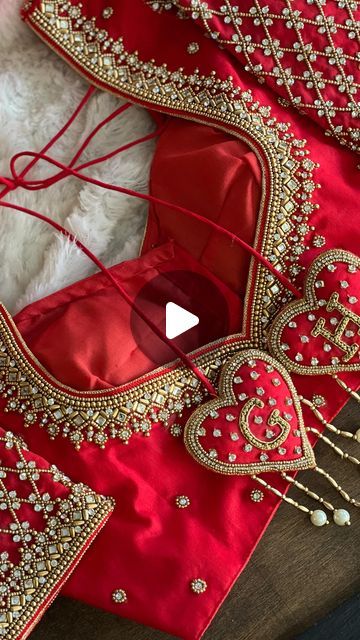 Bridal Aari Work Blouse Designs, Bridal Aari Work Blouse, Aari Blouse, Bridal Design, Goddess Decor, Aari Work Blouse, Whatsapp Call, Bridal Blouse, Embroidery Blouse Designs