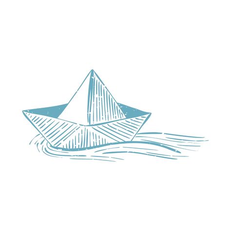 Ship Illustration, Boat Tattoo, Sea Drawing, Free Logos, Boat Illustration, Sea Ship, Skateboard Art Design, Origami Boat, Baby Boy Themes