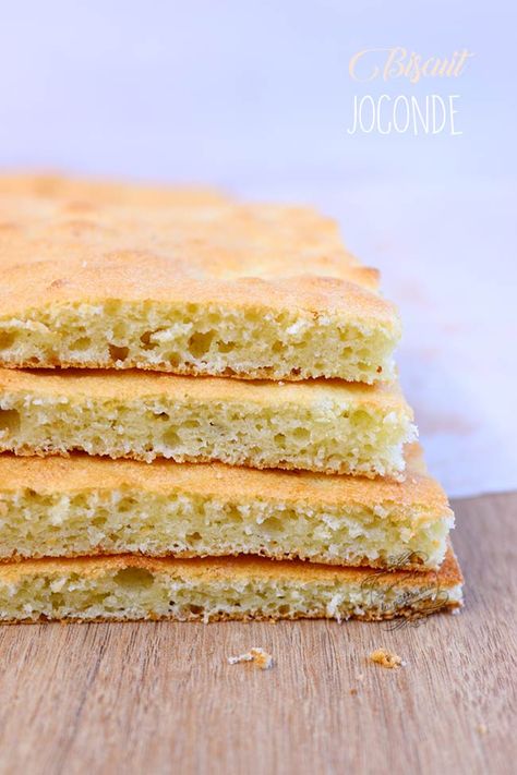 recette biscuit joconde Number Cake Genoise, Light Cakes, Salty Cake, Vanilla Cake Recipe, Number Cake, Biscuit Cake, Number Cakes, No Cook Desserts, Classic Desserts