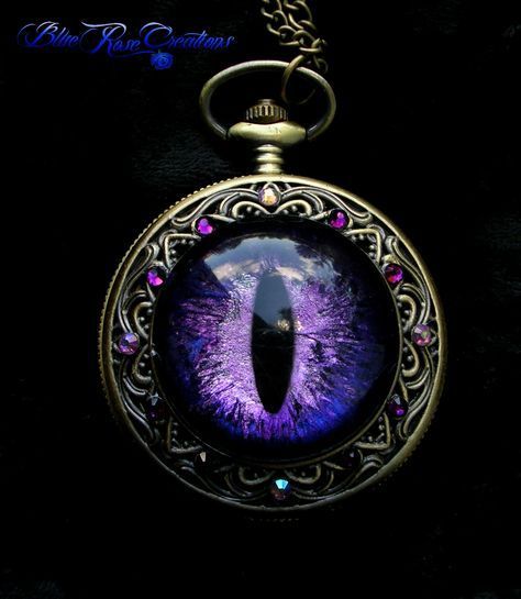 10 Year Wedding Anniversary, Purple Dragon, Dragon Eye, Lavender Purple, Pocket Watch, Deviantart, Chain, Purple, Blue