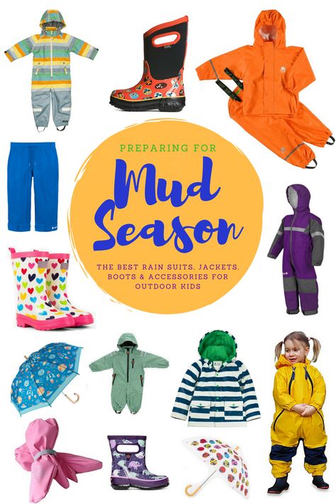 Best Rain Gear, Suits, Boots & Jackets for Outdoor Kids Kids Rain Gear, Outdoorsy Kids, Toddler Rain Boots, Rain Suits, Pants Accessories, Kids Rain Boots, Rain Suit, Outdoor Baby, Kids Rain