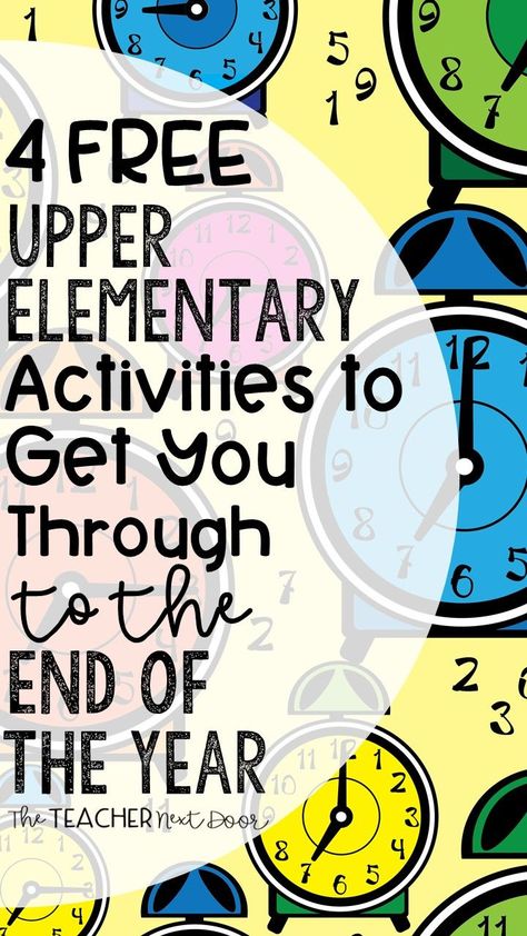 Want some engaging and FREE print and digital activities that are perfect for the end of the year? Keep your upper elementary students happily learning in those last few weeks of school with this engaging variety of math, writing, and even trivia (or a year/end review) activities! To grab your FREE, ready to use end of year resources, click on the picture right away! Year End Review, 6th Grade Activities, Upper Elementary Activities, 4th Grade Activities, Elementary School Activities, Middle School Special Education, 5th Grade Activities, End Of The Year Activities, Upper Elementary Reading