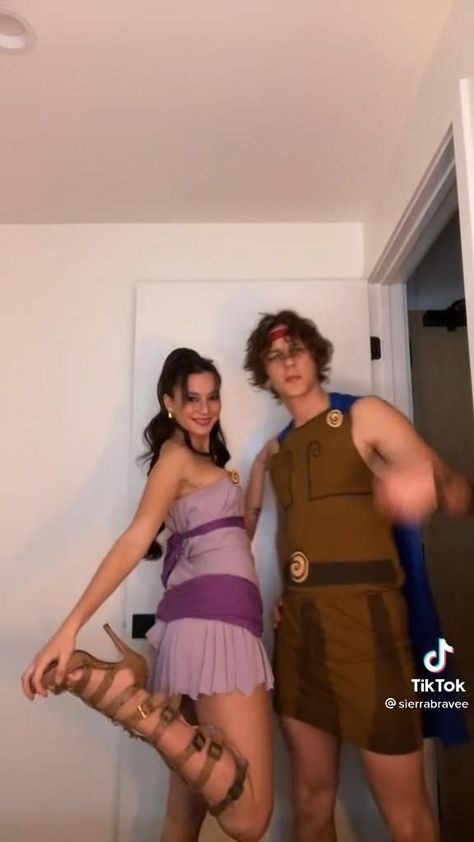 Marvel Womens Costume, Bad And Boujee Halloween Costume, Hallowen Custome Couple, Couple Customes Halloween, Hercules And Meg Costume, Halloween Couple Costumes 2022, Cool Halloween Costumes For Couples, Hallowen Costume Couple, Couples Halloween Costume 2022