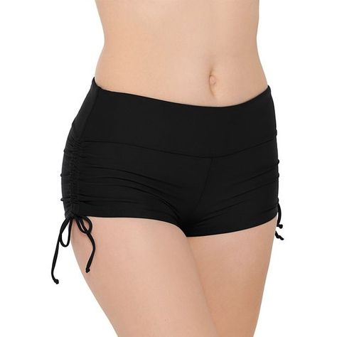 Women's Freshwater Side Shirred Swim Boyshorts Water Activity, Petite Size Chart, Plus Size Swim, Swim Suit Bottoms, Womens Size Chart, Swim Bottoms, One Piece Swimwear, Boy Shorts, Women Swimsuits