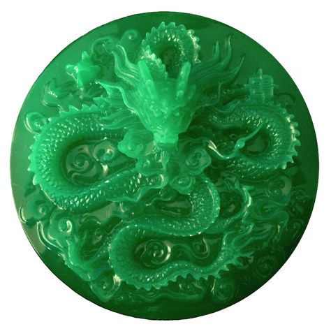 Dragon Green Jade Jade Dragon Art, Green Chinese Dragon, Jade Properties, Jade Statue, Power Coin, Dragon Green, Jade Amulet, Asian Sculptures, Statue Tattoo