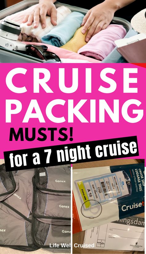 Cruise Ship Packing List Travel Tips, 8 Night Cruise Packing List, Winter Cruise Outfits Mexico, Cruise Dos And Donts, Packing Light For A Cruise, Easy Cruise Outfits, 5 Night Cruise Packing List, Packing For New England Canada Cruise, What To Pack For 7 Day Carribean Cruise