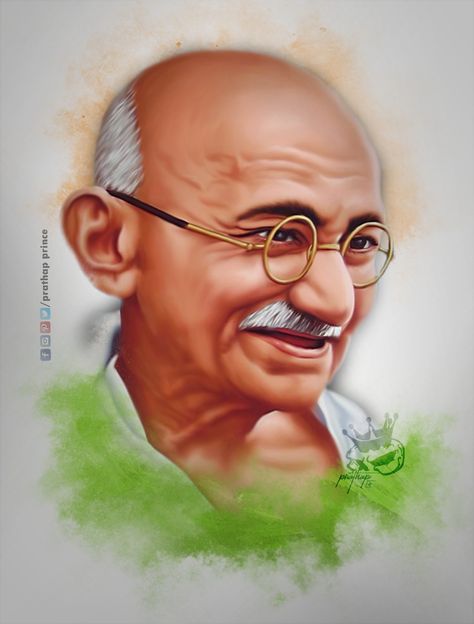 #my_art_work Gandhi Ji Images, Gandhi Ji Painting, Gandhi Ji Photo, Gandhiji Photos Hd, Family Shayari, Classroom Walls Paint, D Boss Images, Human Drawings