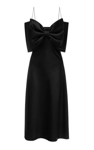 Anna October, October Fashion, Gala Dresses, Dress With Bow, Satin Dresses, Moda Operandi, Fashion Inspo Outfits, Chic Style, Cocktail Dress