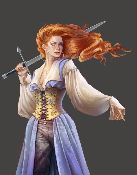 Pirate Captain Woman, Pirate Captain Character Design, Pirate Dnd Character, Dnd Pirate Character Design, Npc Aesthetics, Pirate Character Design, Pirate Character, Dnd Portraits, Pirate Aesthetic