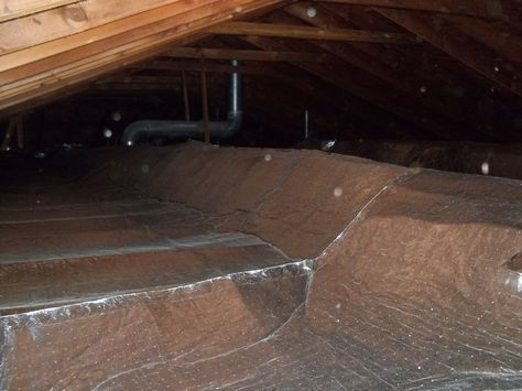 Read this before you buy a radiant barrier. | Insulation Ideas, Radiant Barrier Insulation, Energy Shield, Snake Oil, Radiant Barrier, Green Product, Pitched Roof, New Builds, My Dream Home