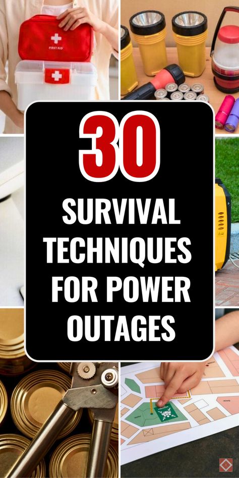 Prepare for the next blackout with confidence using these 30 crucial survival techniques. Learn power outage survival essentials like food, water, and heating strategies to maintain comfort. With a focus on emergency preparedness, this guide enhances your self-reliance and prepares you for grid-down living. Start preparing today so you can stay safe in any situation. Save this pin and boost your disaster readiness now. No Electricity Survival Power Outage, How To Prepare For Power Outage Winter, Power Outage Essentials, Preparedness For Disaster, Staying Warm During Power Outage, Printable Survival Guide, Food For Power Outage, Winter Power Outage Survival, Prepare For Power Outage