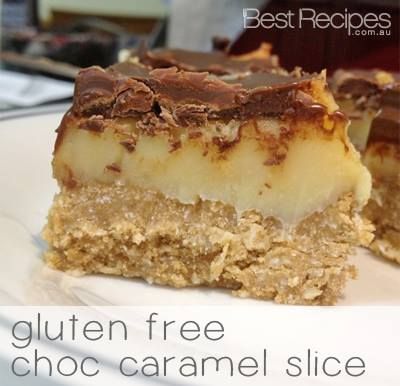 Absolutely delicious... Gluten Free Chocolate Caramel Slice. Gluten Free Caramel, Melt Chocolate In Microwave, Chocolate Caramel Slice, Chocolate Slice, Milk Dessert, Caramel Slice, Condensed Milk Recipes, Cooking Chocolate, Gluten Free Sweet