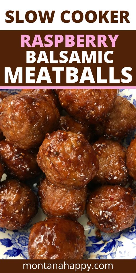 Raspberry Balsamic Meatballs, Meatballs With Raspberry Jam, Plum Sauce Meatballs, Meatballs And Weiners Crockpot, Gameday Meatballs Crock Pot, Strawberry Meatballs, Slow Cooker Beef Meatballs, Motzerella Balls And Tomatoes Balsamic, Slow Cooker Appetizers Parties