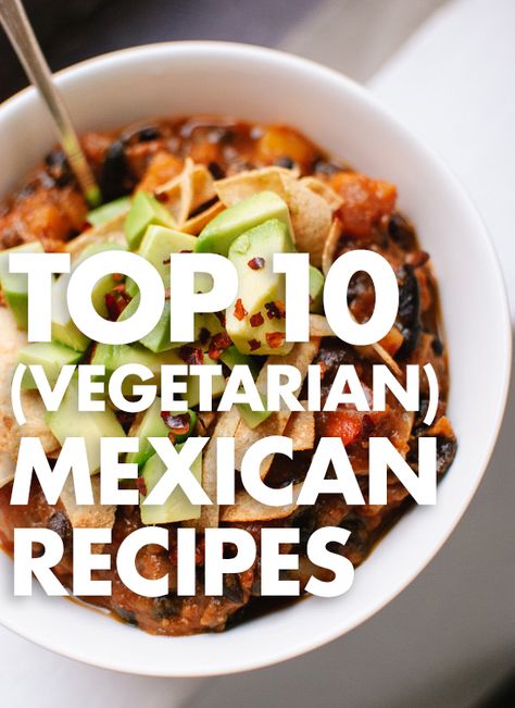 Easy Vegetarian Mexican Dishes, Sandwich Vegetarian, Vegetarian Mexican Recipes, Dishes Ideas, Meatless Dishes, Veggie Recipe, Healthy Mexican Recipes, Mexican Meals, Vegetarian Mexican