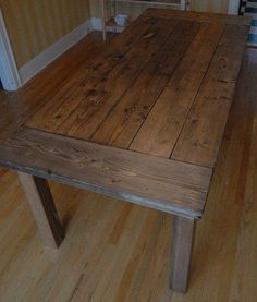 40 Free DIY Farmhouse Table Plans to Give the Rustic Feel to Your Dining Room Diy Farmhouse Table Plans, Farmhouse Table Plans, Diy Farmhouse Table, Farmhouse Tables, Rustic Ideas, Farm Tables, Table Diy, Kitchen Tables, Wood Ideas