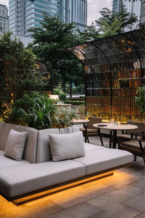 https://archello.com/story/116204/attachments/photos-videos/14 Hotel Outdoor Design, Restaurant Garden Design, Rooftop Cafe Design, Rooftop Patio Garden, Rooftop Garden Design, Roof Restaurant, Rooftop Restaurant Design, Restaurant Bar Design, Outdoor Restaurant Design