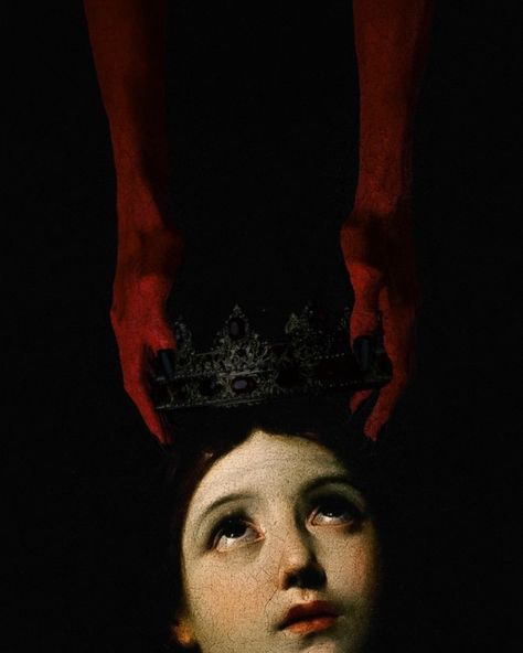 In The Dark, The Sky, A Woman, Crown, Art