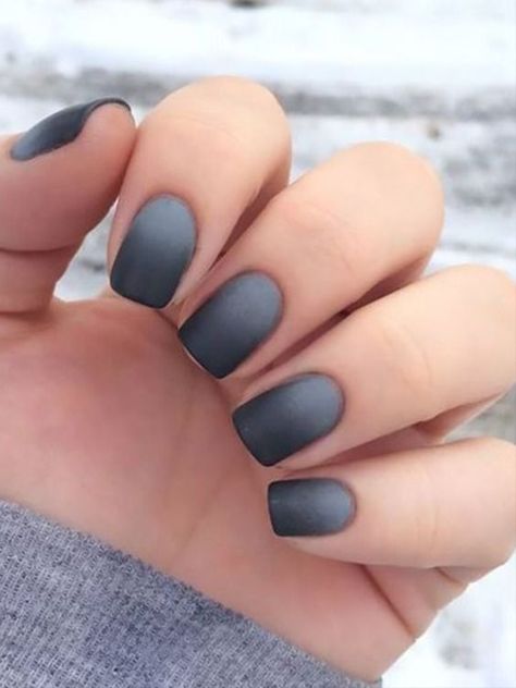 Ombre gel nails are very common in everyday life nowadays. They were first chosen for weddings, but nowadays they go very well with almost anything. Grey Ombre Nails, Dark Grey Nails, Light Gray Nails, Ombre Gel Nails, Grey Nail, Paris Nails, Grey Nails, Grey Nail Designs, Nail Design Video