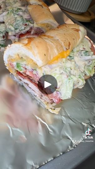 439K views · 36K reactions | Grinder Sandwich | Grinder Sandwich | By Chubby Hoochie | Facebook Grinders Sandwiches Italian, Ultimate Grinder Sandwich, Italian Grinder Sandwich Recipes, Tik Tok Italian Grinder, Tik Tok Sandwich Grinder, Sandwich Grinder, Tick Tock Grinder Sandwich, Tik Tok Grinder Sandwich Video, Grinder Sandwiches