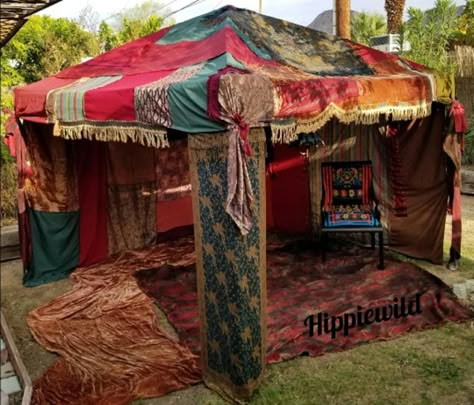 Vendor tent, gypsy tent, festival tent, hippie tent, vendor tent cover, canopy tent , renaissance tent, event tent, medieval tent Vendor Canopy Ideas, Vending Tent Ideas, Ren Faire Tent, Diy Glamping Tent, Camping Tent Decorating Ideas, Festival Tent Ideas, Diy Party Tent, Vendor Tent, Tent Festival