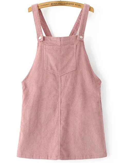 Shop Pink Corduroy Overall Dress With Pocket online. SheIn offers Pink Corduroy Overall Dress With Pocket & more to fit your fashionable needs. Corduroy Dresses, Pink Day Dress, Pink Red Dress, Pink And Red Dress, Corduroy Overall, Corduroy Overall Dress, Pink Day, Spring Dresses Casual, Pink Corduroy