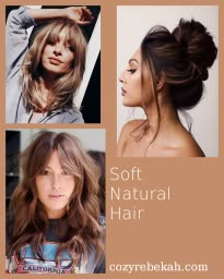 Soft Natural Kibbe Style, Soft Natural Body, Soft Natural Hair, Soft Hair Color, Subtle Hair Color, Soft Natural Style, Natural Body Type, Soft Natural Kibbe, Unnatural Hair Color