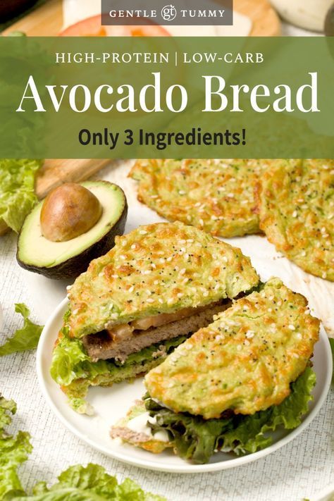 This is the best-tasting 3-Ingredient Avocado Bread recipe for a healthy low-carb bread option. These viral avocado bread buns are made with three simple ingredients—mashed avocado, an egg, and a cup of shredded cheese. Simply mix the ingredients, form into patties, sprinkle with everything bagel seasoning or salt, and bake. Packed with protein, healthy fats, and essential nutrients, these avocado bread buns are perfect for a gluten-free diet. You can serve them as bread buns for sandwiches, hamburgers, or toast. Click the link for the full recipe and video and be sure to add them to your High Protein Avacodo Bread, Avocado Flat Bread Recipe, Avocado Bread Egg, Avocado Diet Recipes, Avocado Cottage Cheese Egg Bread, Avocado Bread Recipes Healthy, Avocado Bread Recipe, Cottage Cheese Avocado Bread, Low Fat Low Carb High Protein Recipes