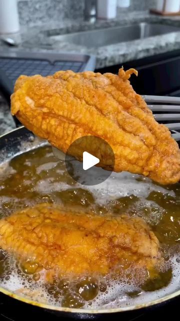 Damn! That Looks Delicious on Instagram: "Follow: @instarecipe_lover  🌟 Curated by @instafood_lover  👥 Inquiries and Partnerships? Email! 💸 DM for Promos! 💸 🥘 Follow For More! direct.me/instafoodmedia  Let’s make some Fried Catfish!! 🎥 by @therealjustk! .  . Ingredients: . Clean your catfish filets Add mustard and 1 egg Add hotsauce Add seasonings (Season salt, smoked paprika, pepper, garlic powder) Dredge in flour and fish fry Fry on med/ high heat for 4-6 minutes on each side.. I poke holes in my fish with a fork while frying. . Enjoy!" Pan Fried Catfish, Fried Whole Fish, Catfish Dinner, Fried Catfish Recipes, Season Salt, Easy Donut Recipe, Pan Fried Fish, Paprika Pepper, Catfish Recipes