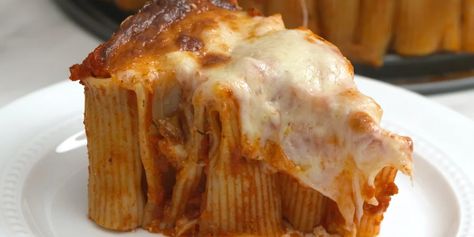 Rigatoni Pie with Vodka Sauce Recipe Rigatoni Pie, Vodka Sauce Recipe, Pasta Pie, Pie Tops, Vodka Sauce, Italian Cheese, Trending Recipes, Springform Pan, Healthy Pastas