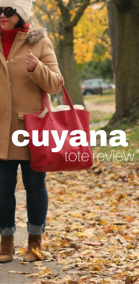 Cuyana Tote Review; wondering if the Cuyana tote is worth the money? Check out my review of all the pros and cons of this gorgeous made in the USA tote. Cuyana Tote, Tote Outfit, Carryall Tote, Unique Purses, Fashion Articles, Shopper Tote, Pros And Cons, Stylish Bag, Fashion Bloggers