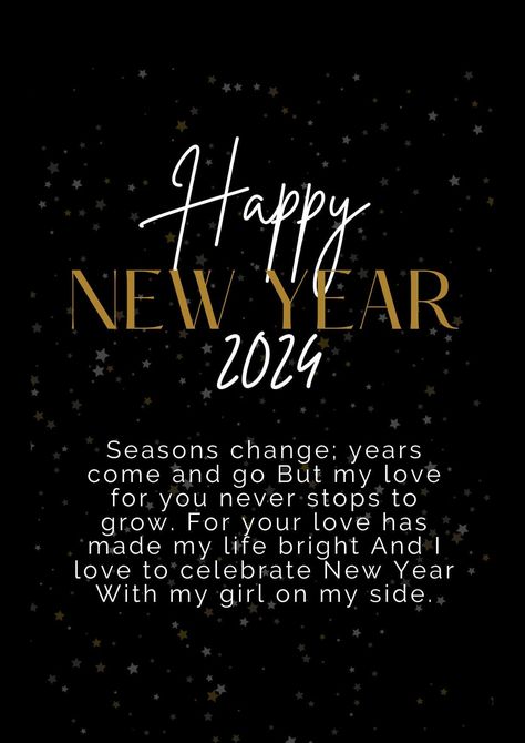 30 Happy New Year Love Poems for Her 2024 With Images - iPhone2Lovely Happy New Year 2024 My Love, Poems For Her, New Year Love, Happy New Year Love, Love Poem For Her, Anime Cover, Tender Embrace, Breakup Picture, Romantic Poems