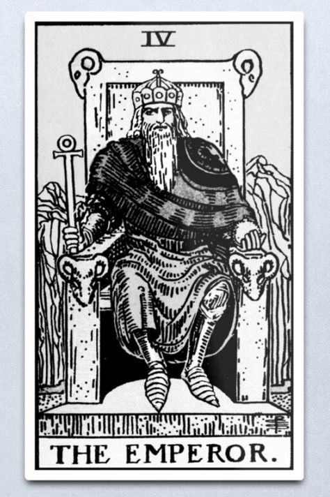 The Emperor Tarot Card, Emperor Tarot Card, Emperor Tarot, The Emperor Tarot, Tarot Card Tattoo, Tarot Tattoo, Daily Tarot, Card Tattoo, Tarot Card Meanings