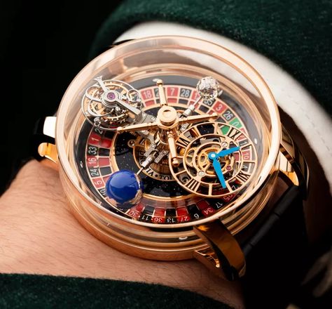 Jacob And Co, Casino Roulette, Roulette Wheel, Mechanical Pocket Watch, Skeleton Watches, Expensive Watches, Harry Winston, Watches Unique, Telling Time