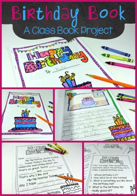 Birthdays are worth celebrating. Grab this birthday book and check out these easy ideas for celebrating birthdays in the elementary school classroom. Birthdays In The Classroom, Birthday Card Book, Classroom Birthdays, Teacher Birthday Card, Class Birthdays, Student Birthdays, Classroom Birthday, Birthday Traditions, Teacher Activities