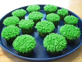 grass cupcakes  for garden woodland fairy birthday party Grass Theme Party, Grass Cupcakes, Lawn Mower Birthday Party Decorations, Mowing Birthday Party, Lawn Mower Party, Lawn Mower Birthday Party, Woodland Fairy Birthday Party, Woodland Fairy Birthday, Woodland Fairy Party