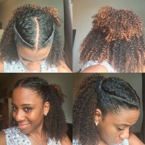 Natural Hair Hairstyles For Transitioning Hair, Wash And Go Natural Hair, Transitioning Hair, Nice Hairstyle, Flat Twists, Cabello Afro Natural, Hair Goal, Natural Girls, Twisted Hair