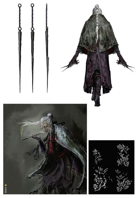 Lady Butterfly Concept Art - Sekiro: Shadows Die Twice Art Gallery Sekiro Lady Butterfly, Fromsoftware Concept Art, Sekiro Concept Art, Butterfly Concept Art, Sekiro Art, Butterfly Concept, Dark Souls Concept Art, Sekiro Shadows Die Twice, Lady Butterfly