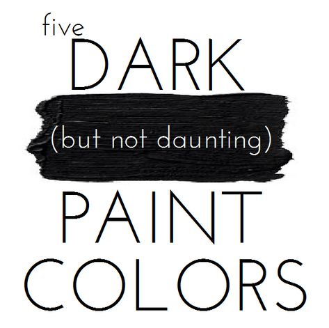 Tips for painting a room dark and favorite dark paint colors to try. Dark Painted Rooms, Painting A Room, Casa Clean, Dark Paint Colors, Dark Grey Walls, Room Dark, Migraine Prevention, Wall Painting Techniques, Dark Paint