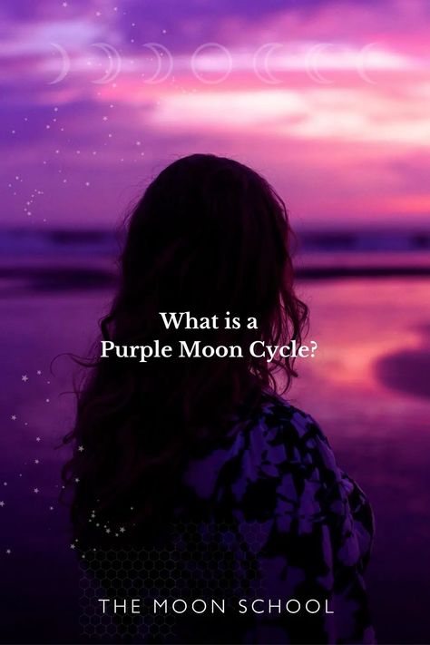 Period on the waning Moon? Here’s the Meaning of your Purple Moon Cycle… Purple Witch Moon Cycle, Purple Moon Cycle Period, Purple Moon Cycle, Period Cycle, Waning Moon, Purple Moon, Moon Cycle, Witch Stuff, Moon Witch