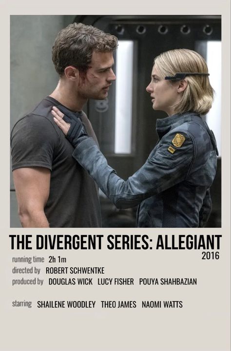 Divergent Poster, Allegiant Book, Allegiant Movie, Polaroid Movie Poster, Minimalist Polaroid Poster, Divergent Movie, Minimalistic Poster, Movie Card, Iconic Movie Posters