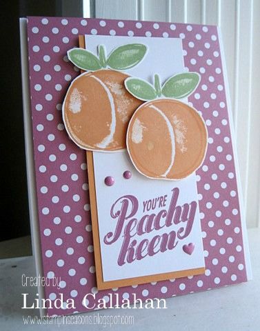 Sweet As A Peach, Youre A Peach, Peachy Keen, Stampin Up Catalog, Wink Of Stella, Pink Cards, Stamping Up Cards, Stamping Up, Card Maker