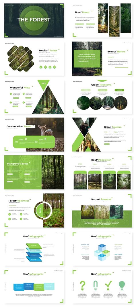 Nature Graphics Design, Forest Website Design, Nature Presentation Design, Forest Graphic Design, Graphic Design Nature, Green Website, Mẫu Power Point, Free Powerpoint Presentations, Presentation Slides Design