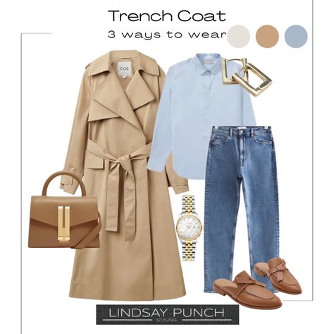 BELTED TRENCH COAT curated on LTK Winter In California Outfits, Blue Trench Coat Outfit, Denim Trench Coat Outfit, Coated Jeans Outfit, Fall Trench, Coat Styling, Trench Coat Beige, Fashion Tricks, California Winter