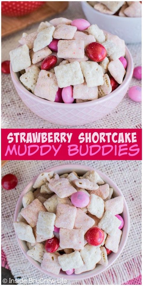 Fruit Birthday Cake, Food Strawberry, Easy Strawberry Shortcake, No Bake Recipe, Strawberry Shortcake Birthday, Strawberry Shortcake Party, Strawberry Cake Mix, Strawberry Shortcake Recipes, Muddy Buddies