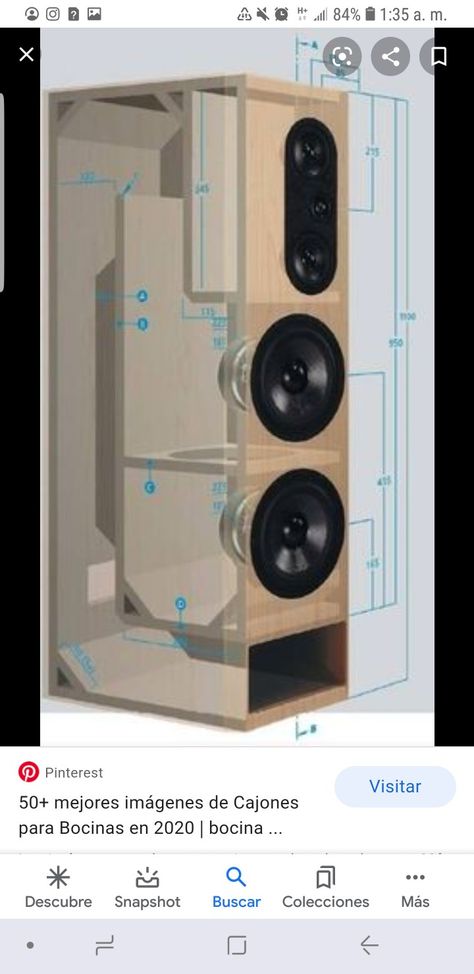 Subwoofer Diy, Diy Subwoofer Box, Homemade Speakers, Diy Subwoofer, Audio Box, Diy Audio Projects, Box Speaker, Audio Ideas, Subwoofer Box Design