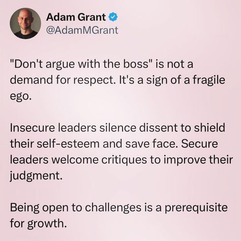 Adam Grant Quotes, Work Environment Quotes, Leadership Quotes Work, Granted Quotes, Environment Quotes, Motivational Board, Workplace Quotes, Adam Grant, Business Etiquette