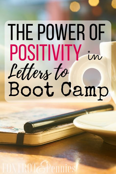 The Power Of Positivity In Letters To Boot Camp - Foxtrot and Pennies Letters To Marine Recruits Boot Camp, Letter To Soldier Ideas Writing, Letters To Bootcamp Ideas, Boot Camp Quotes, Basic Training Letters, Military Send Off Party Ideas, Navy Boot Camp Graduation, Army Boot Camp, Military Letters